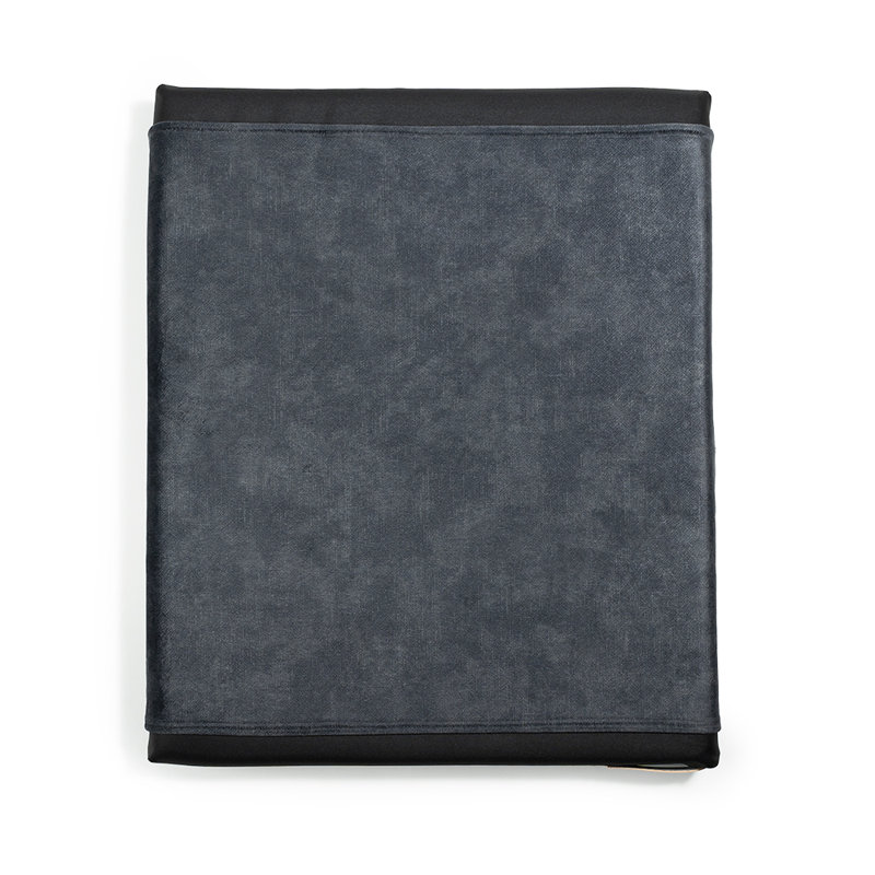Orthopedic Polyester Pet Bed, 8cm H x 90cm W x 110cm D, Graphite