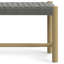 Dahlia - banc d'intérieur extérieur - gris