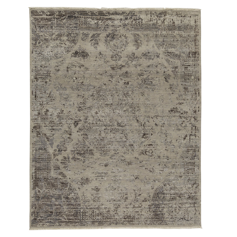 Wool Floral Area Rug