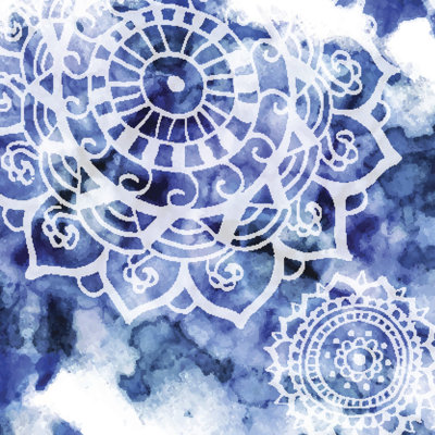 Motif de pont mandala sur toile par Ponte Awispa, impression