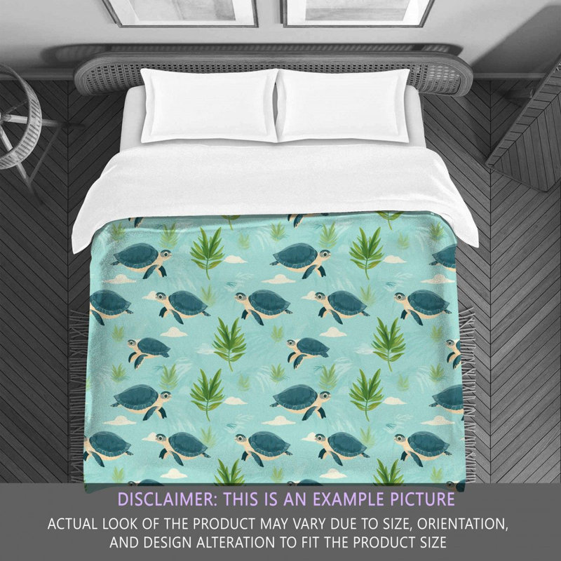 Turtle Bedding, Queen Comforter