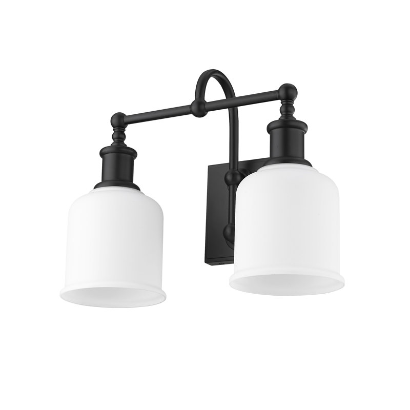 Castagna 2-Light Dimmable Steel Vanity Light