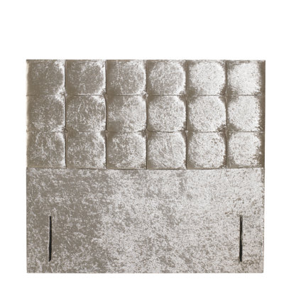 Barlow Upholstered Velvet Panel Headboard