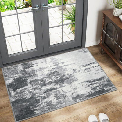 Tapis d'entrée moderne antidérapant et doux pour le salon Fillender