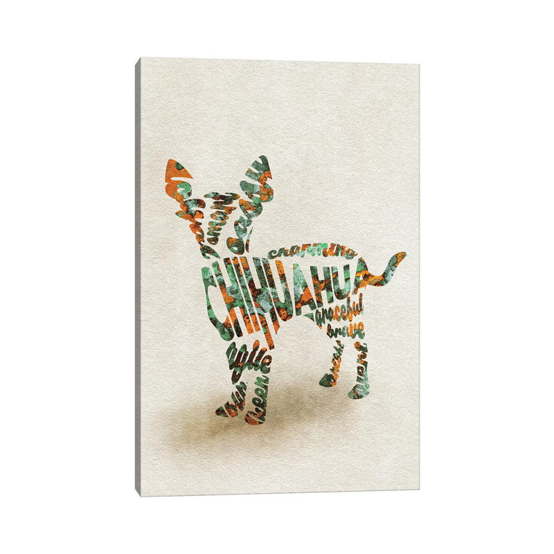 Chihuahua by Ayse Deniz Akerman - Wrapped Canvas Print, 66.04 cm H x 45.72 cm W x 3.175 cm D