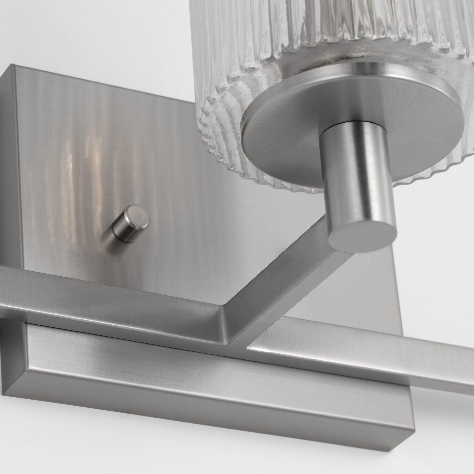 Lyndsay Bath Sconce, 3, Brushed Steel