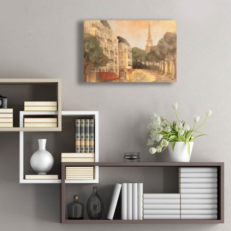 Art mural en verre «Twilight from the balcon» par Albena Hristova, H 16 po x l 24 po x P 0,2 po