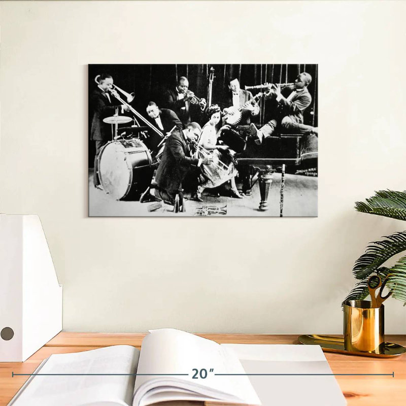 Abarca King Oliver's Creole Jazz Band, 8" H x 12" W