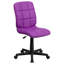 Mid-Back Quilted Vinyl Swivel Task Office Chair-1225113997-1225113993