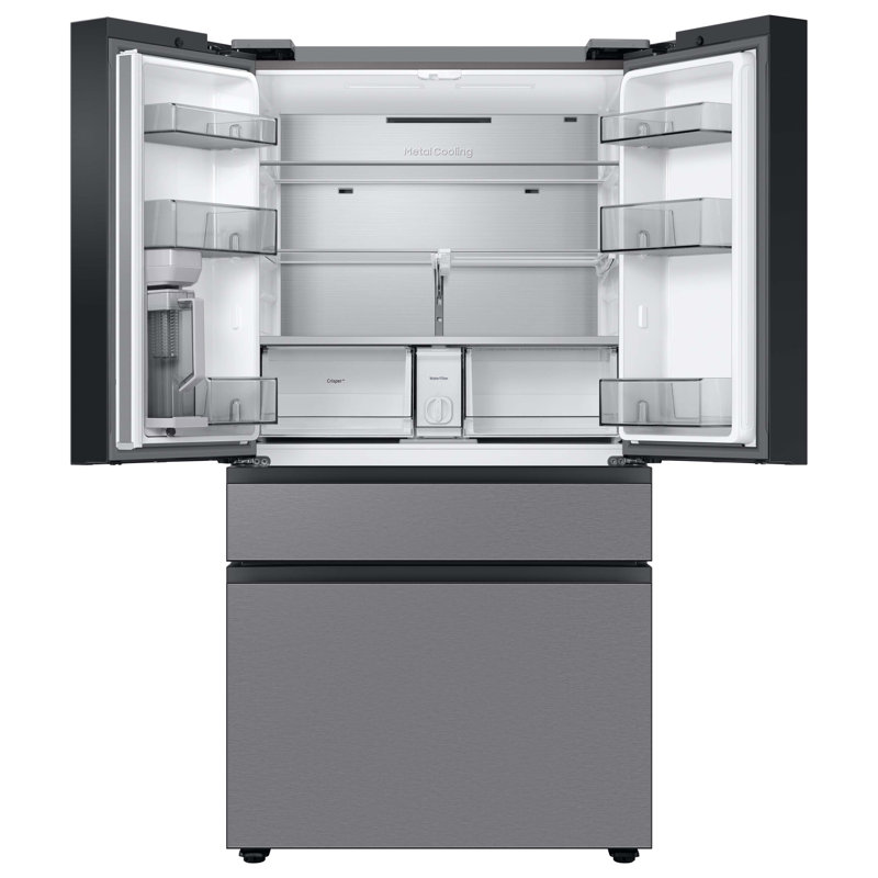 Samsung Bespoke 4-Door French Door Refrigerator (29 cu. ft.) with AutoFill Water Pitcher in Fingerprint Resistant Stainless Steel