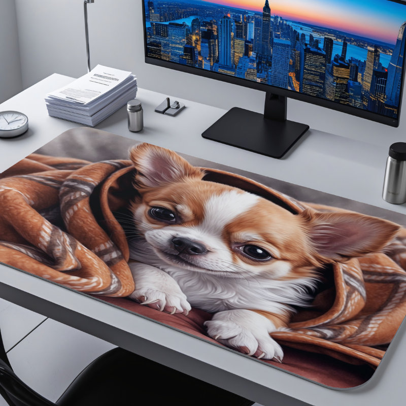 Polyester Desk Pad, 23.6x13.8