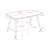 Metal Base Dining Table
