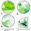 Vert et bleu surréel tourbillon charme III - impression d'art abstrait mural-1787364052-1787364649