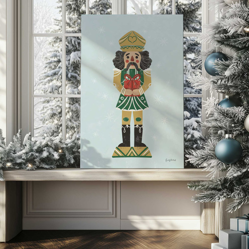 «Holiday Nutcracker II», reproduction sur toile, H 18 po x l 12 po x P 1,25 po, Toile tendue