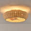 Ventilateur de plafond encastré en rotin 20 po Boho Coastal-2071502365-2071502339