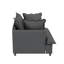 Fauteuil surdimensionné en chenille, siège simple de 37 po, construction, siège rembourré pour chambre à coucher, très grand, matériau, espace de vie-2003565760