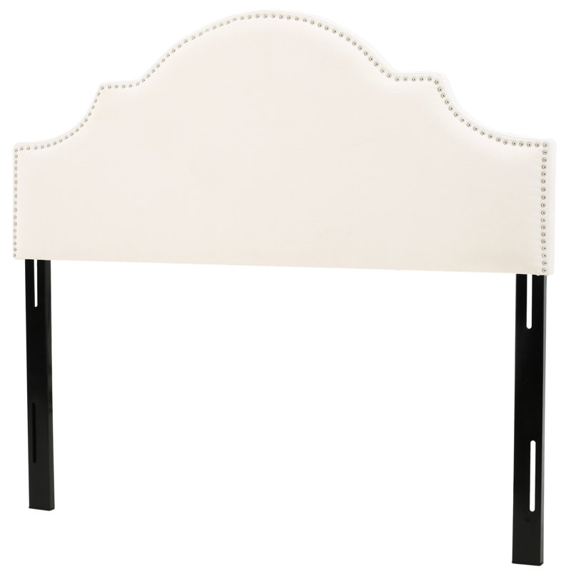 Tête de lit pour lit double et grand lit - Tissu confortable avec arche et taille gracieuse