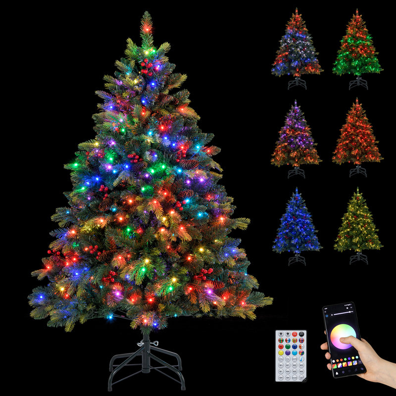 Lighted Artificial Christmas Tree