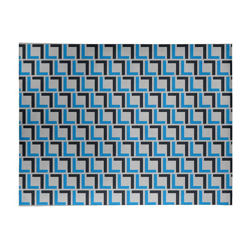 Geometric Indoor Rug, Rectangle 8' x 10'