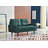 Faux Leather Square Arm Loveseat-81892250-118588785