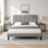 Dajai Upholstered Unfinished Platform Bed