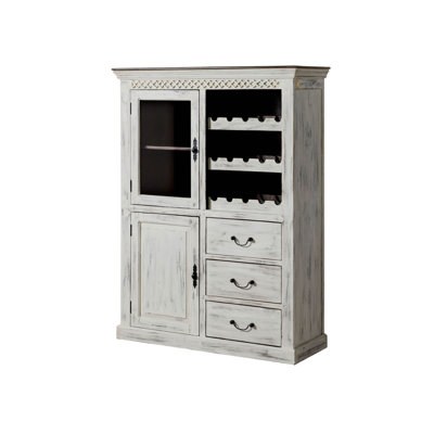 Castle-Antik 120cm Solid Wood Wine Bar