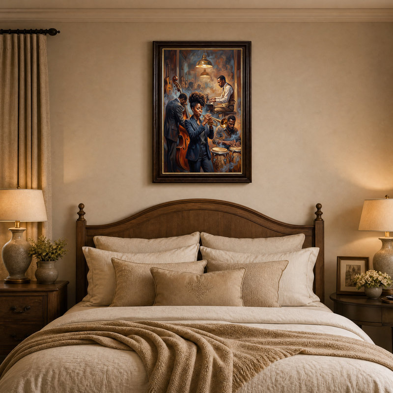 Art mural sur toile Jazz, H 24 po x l 16 po