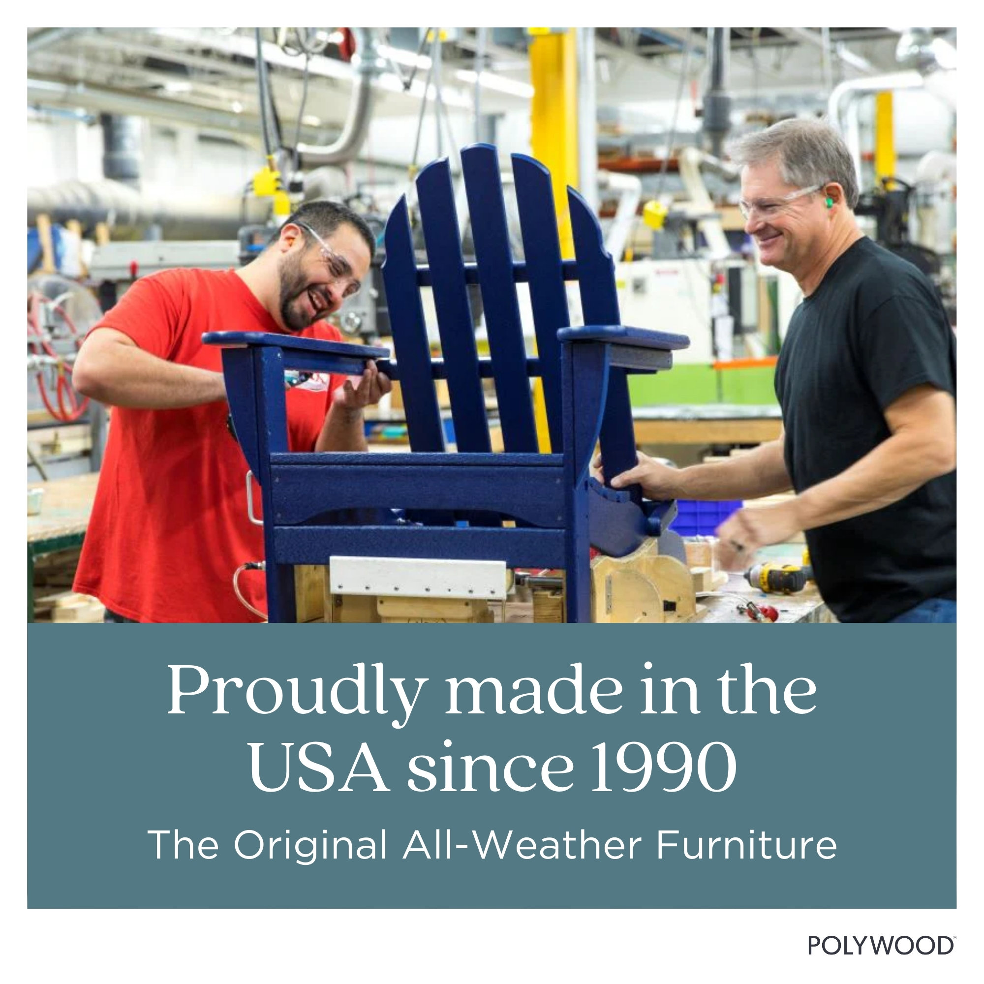 POLYWOOD Adirondack Chair, Teak