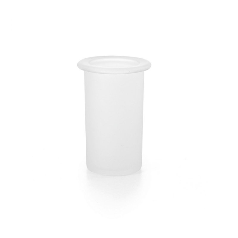 Duemila Bathroom Accessory, Frosted Glass
