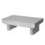Table basse avec plateau en bois gris, table basse moderne Mid-Century avec tiroir cannelé, table basse de salon, bureau-1184856957