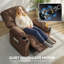 HOMCOM Electric Massage Recliner Armchair with Heat Reclining Chair-1663748046