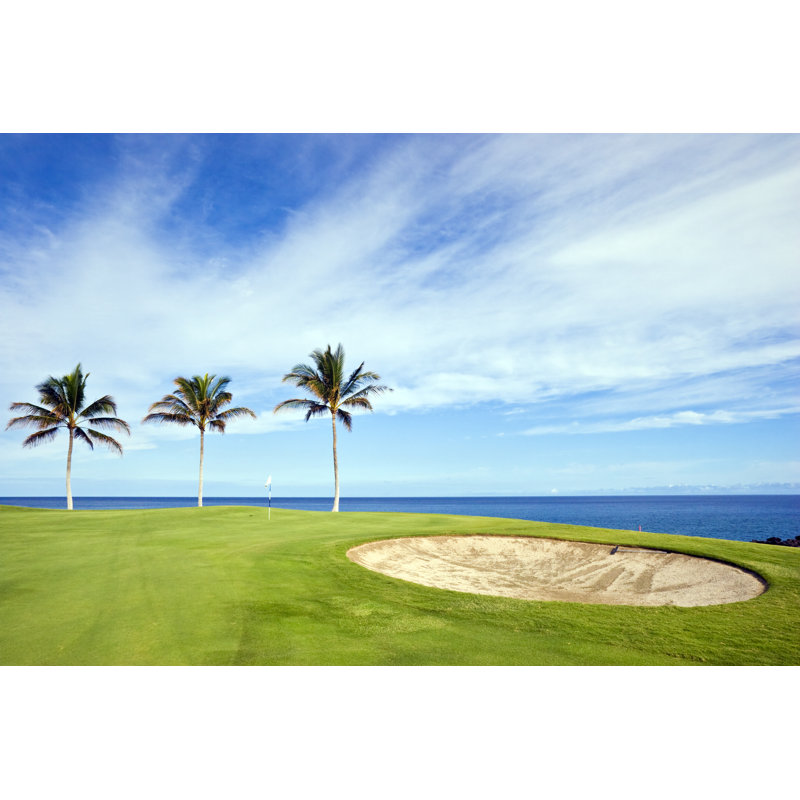 Golf Course par Eutoch - Photographie sur toile tendue, L 12 po x H 8 po