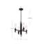 Lustre linéaire moderne à 4 lumières de style bougie Torres-77452329
