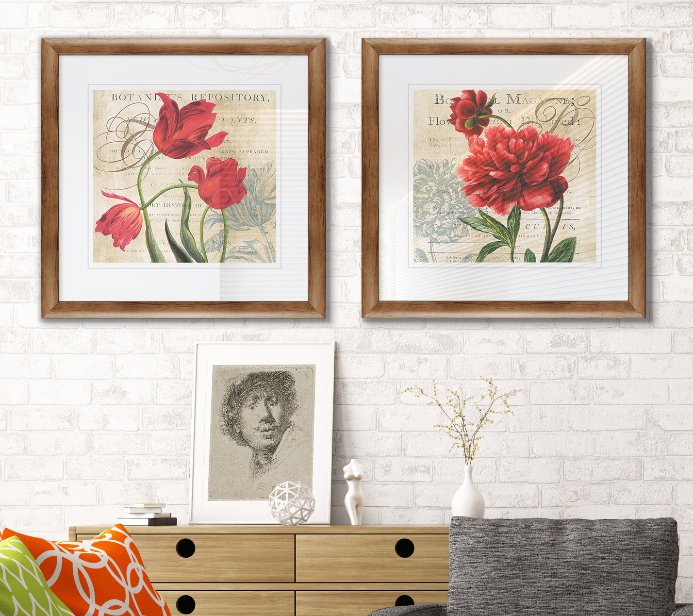 Charlton Home® Botanist's Repository - 2 Piece Picture Frame Print Set ...