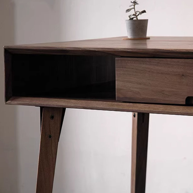 Bureau créatif vintage en bois massif