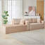 Compression Sectional Couch with Comfy Chaise, Boneless L Shape Sofa for Living Room and Bedroom, Minimalist Modular Sleeper-164736719