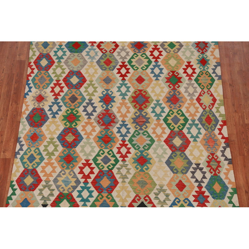 Tapis oriental kilim tissé à la main 6 x 9