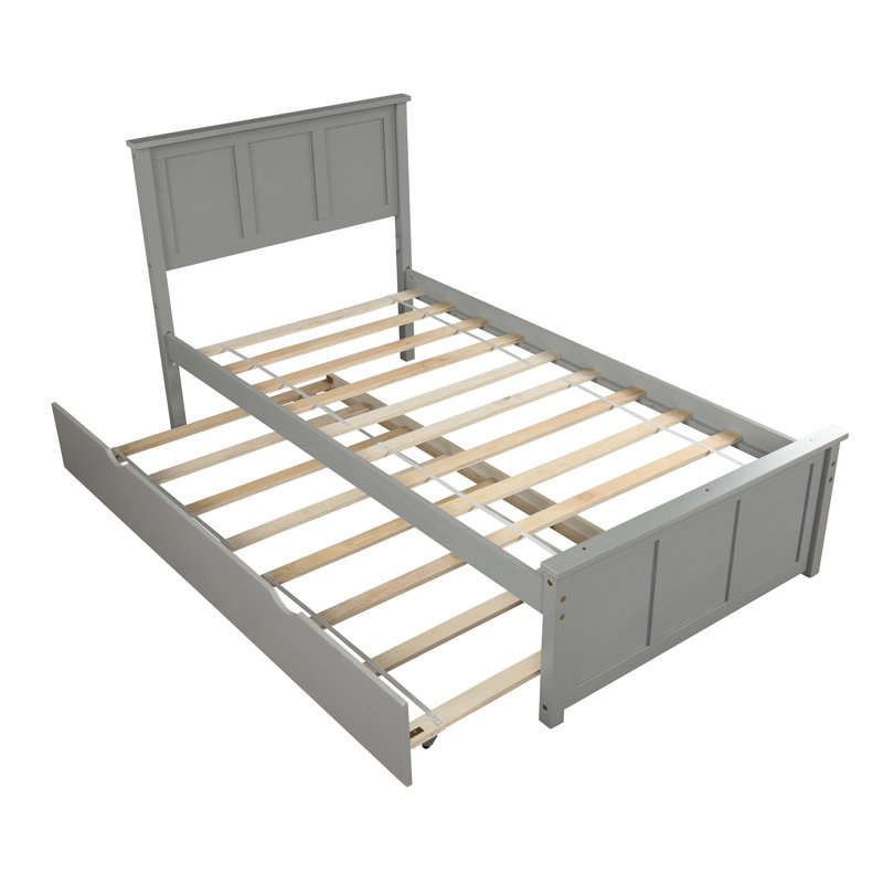Salacia Kids Twin with Trundle, Gray