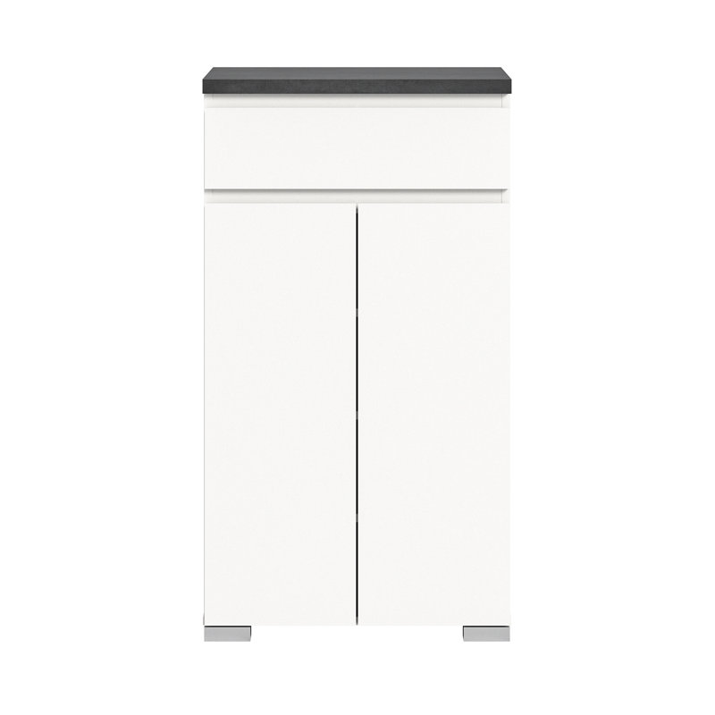 Shoelove Shoe Cabinet, Black/White