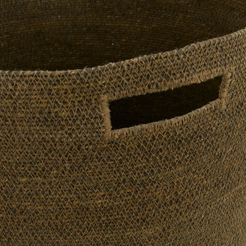 Laundry Hamper with Handles, Olive