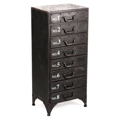 Commode décorative 8 tiroirs Anton