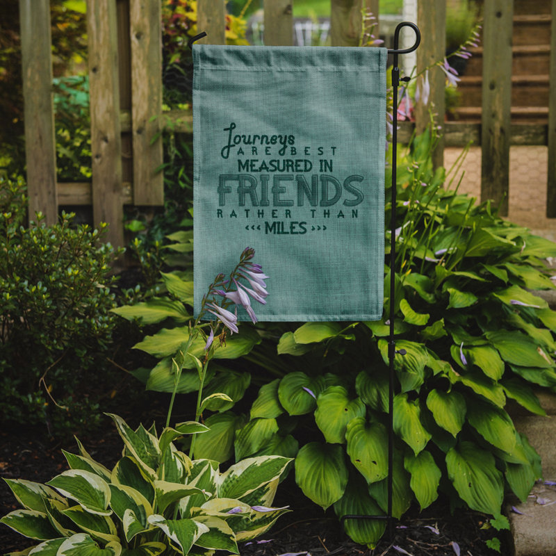 Sont mesurées en polyester de 2 côtés 15 x 11 po friends drapeau de jardin Journeys