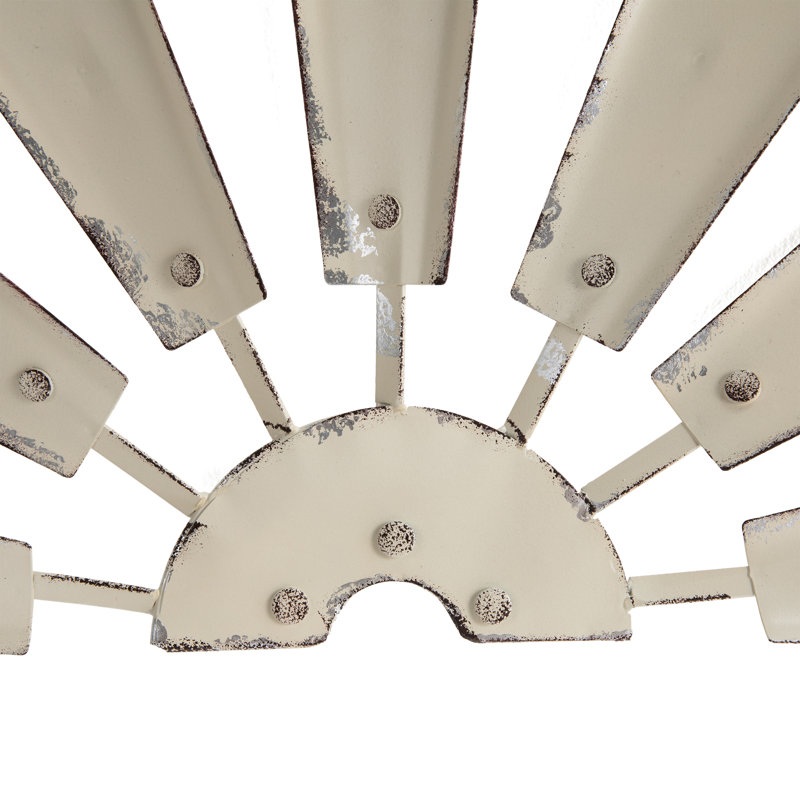 Décoration murale spinner demi vent, Blanc