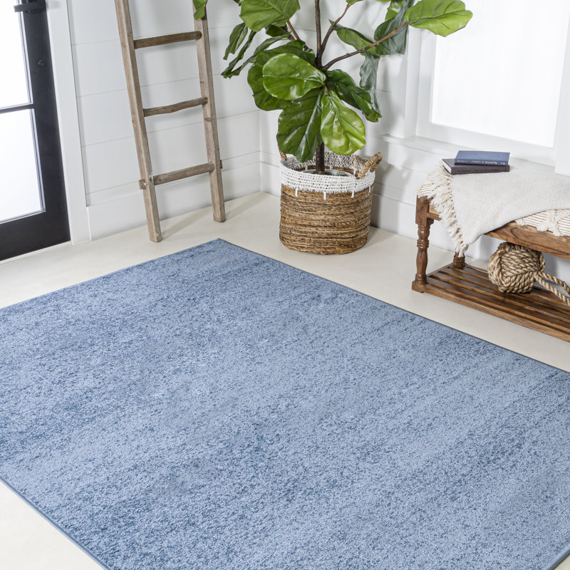 Tapis bleu Asam, Rectangle 2 pi 9 po x 5 pi