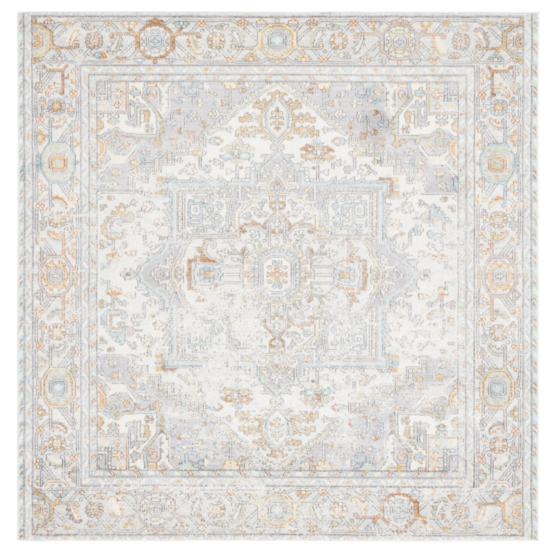 Tapis oriental performance Emelun, Carré 6 pi 7 po