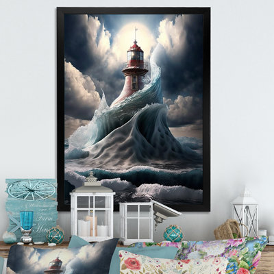 " Fantasy Lighthouse In The Arctic Ocean VI "