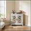 Armoire décorative avec 2 portes en miroir en acrylique