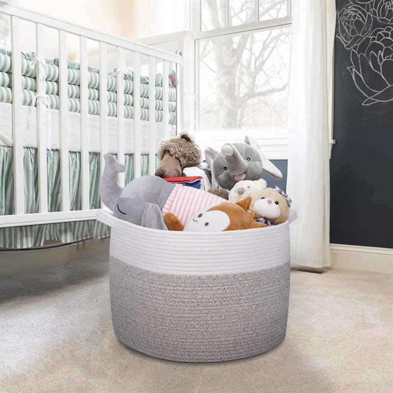 Fabric Laundry Basket with Handles