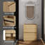 Base de meuble-lavabo 24 po avec rangement à deux tiroirs-122908671