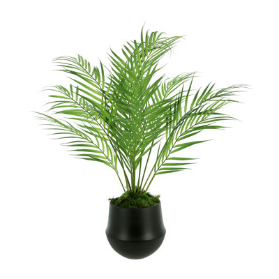 26'' Faux Palm Plant in Ceramic Pot